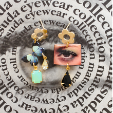Load image into Gallery viewer, Gossamer Gaze Dangle Earring Set - Haricort Vert
