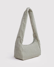 Load image into Gallery viewer, Baggu Sage Stripe Meringue Bag