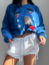 Load image into Gallery viewer, Lucinda Drake | Lovesick Blue Sweatshirt (S-M)