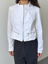 Load image into Gallery viewer, Corset Moto Cotton Zip Up Jacket (M)
