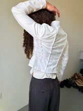Load image into Gallery viewer, Corset Moto Cotton Zip Up Jacket (M)