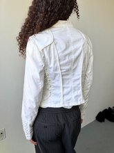 Load image into Gallery viewer, Corset Moto Cotton Zip Up Jacket (M)