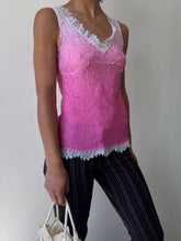 Load image into Gallery viewer, Pink Ombre Silky Pleated Top (S)