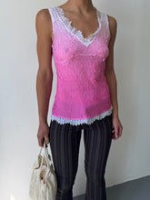 Load image into Gallery viewer, Pink Ombre Silky Pleated Top (S)