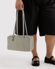 Load image into Gallery viewer, Baggu Sage Stripe Nylon Bowler