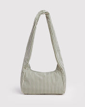 Load image into Gallery viewer, Baggu Sage Stripe Meringue Bag