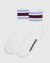Load image into Gallery viewer, Baggu Ivory Stripe Sock