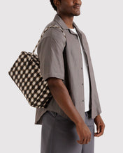 Load image into Gallery viewer, Baggu Blurred Gingham Medium Bowler