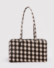 Load image into Gallery viewer, Baggu Blurred Gingham Medium Bowler