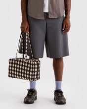 Load image into Gallery viewer, Baggu Blurred Gingham Medium Bowler